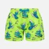 MC2 Saint Barth Boy Mid-length Jean Swim-shorts With Smurf Print | THE SMURF SPECIAL EDITION -MC2 Saint Barth Shop JEA0001 03383F boy smurf swim shorts fluo yellow 1 f1484a7d 2e19 4a74 b0f5 d01a512664ca
