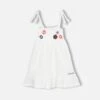 MC2 Saint Barth Girl White Crochet Dress -MC2 Saint Barth Shop LEO0001 00120B crochet dress girl white 1