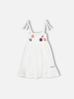 MC2 Saint Barth Girl White Crochet Dress