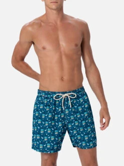 MC2 Saint Barth Man Lightweight Fabric Swim-shorts Lighting Micro Fantasy With Gin Tonic Portofino Gin Print | PORTOFINO DRY GIN SPECIAL EDITION -MC2 Saint Barth Shop LIG0003 04274F 01 f9d63224 8b40 4755 8e71 a393eca2e116