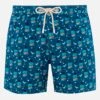 MC2 Saint Barth Man Lightweight Fabric Swim-shorts Lighting Micro Fantasy With Gin Tonic Portofino Gin Print | PORTOFINO DRY GIN SPECIAL EDITION -MC2 Saint Barth Shop LIG0003 04274F MAN SWIMSHORTS GIN PORTOFINO BLUE 1
