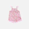 MC2 Saint Barth Baby Girl Dress With Flower Print