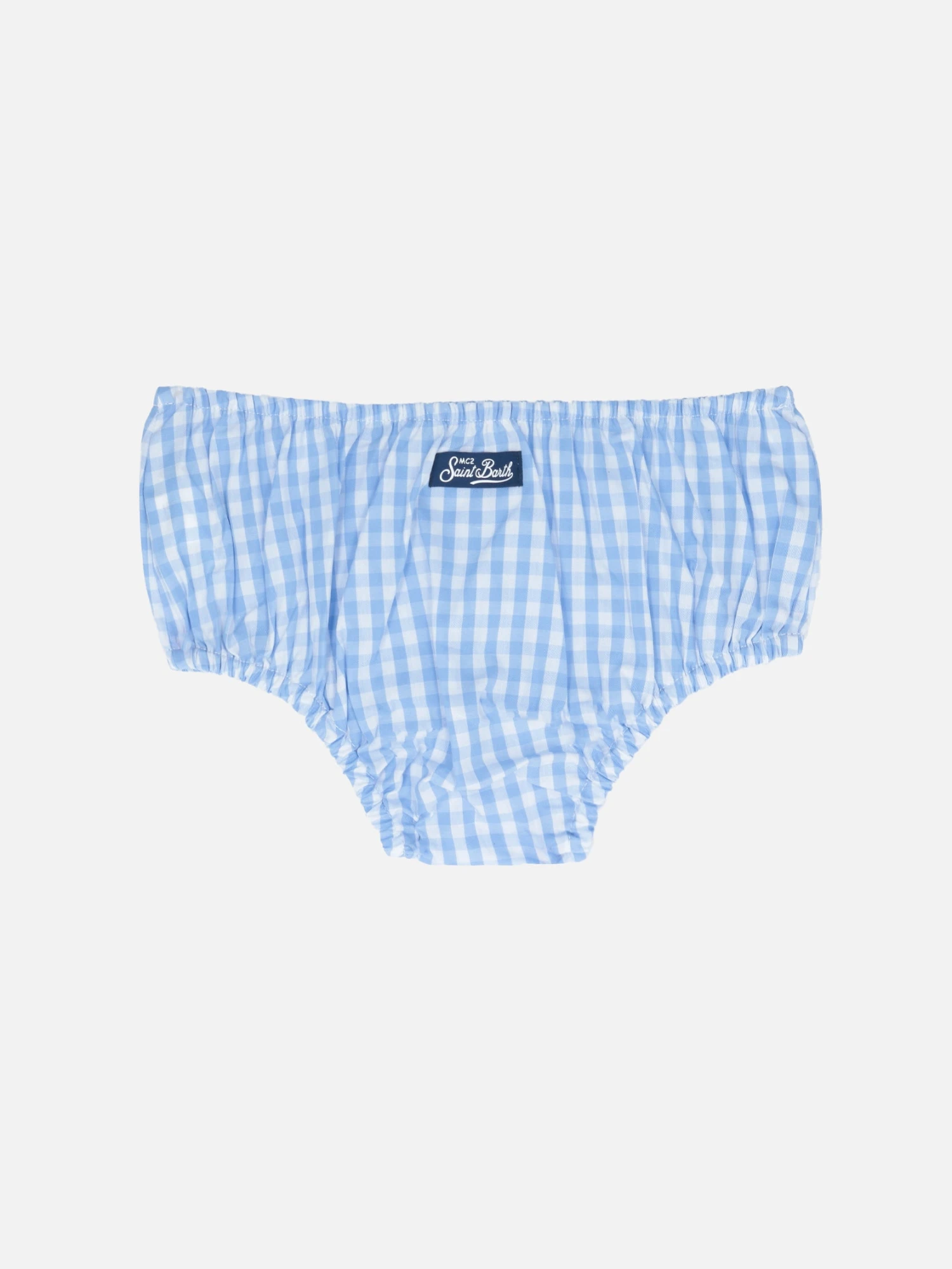 MC2 Saint Barth Infant Bloomers Pimmy With Gingham Print 4 MC2 Saint Barth Infant Bloomers Pimmy With Gingham Print - Image 2
