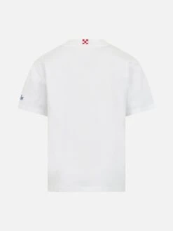 MC2 Saint Barth Boy Cotton Jersey T-shirt Portofino Jr With Me Ne Vado Dai Nonni Embroidery -MC2 Saint Barth Shop POT0002 00647F boy tshirt embroidery 3