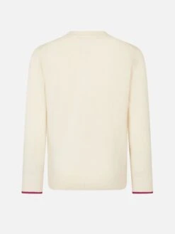 MC2 Saint Barth Girl Crewneck White Sweater With Barbie Jacquard | BARBIE SPECIAL EDITION 7 MC2 Saint Barth Girl Crewneck White Sweater With Barbie Jacquard | BARBIE SPECIAL EDITION -MC2 Saint Barth Shop PRC0001 11586E girl white barbie sweater 3