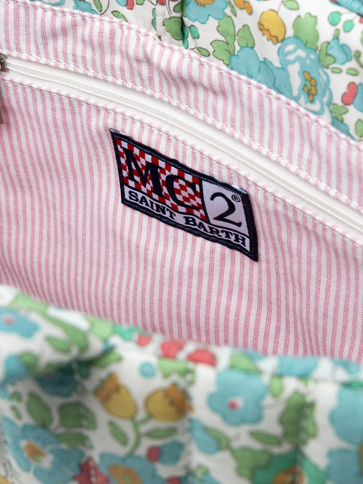 MC2 Saint Barth Betsy Quilted Soft Tote Mid Bag | MADE WITH LIBERTY FABRIC 8 MC2 Saint Barth Betsy Quilted Soft Tote Mid Bag | MADE WITH LIBERTY FABRIC - Image 6