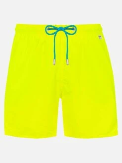 MC2 Saint Barth Man Lightweight Fabric Fluo Yellow Swim Shorts Lighting Pantone | PANTONE® SPECIAL EDITION