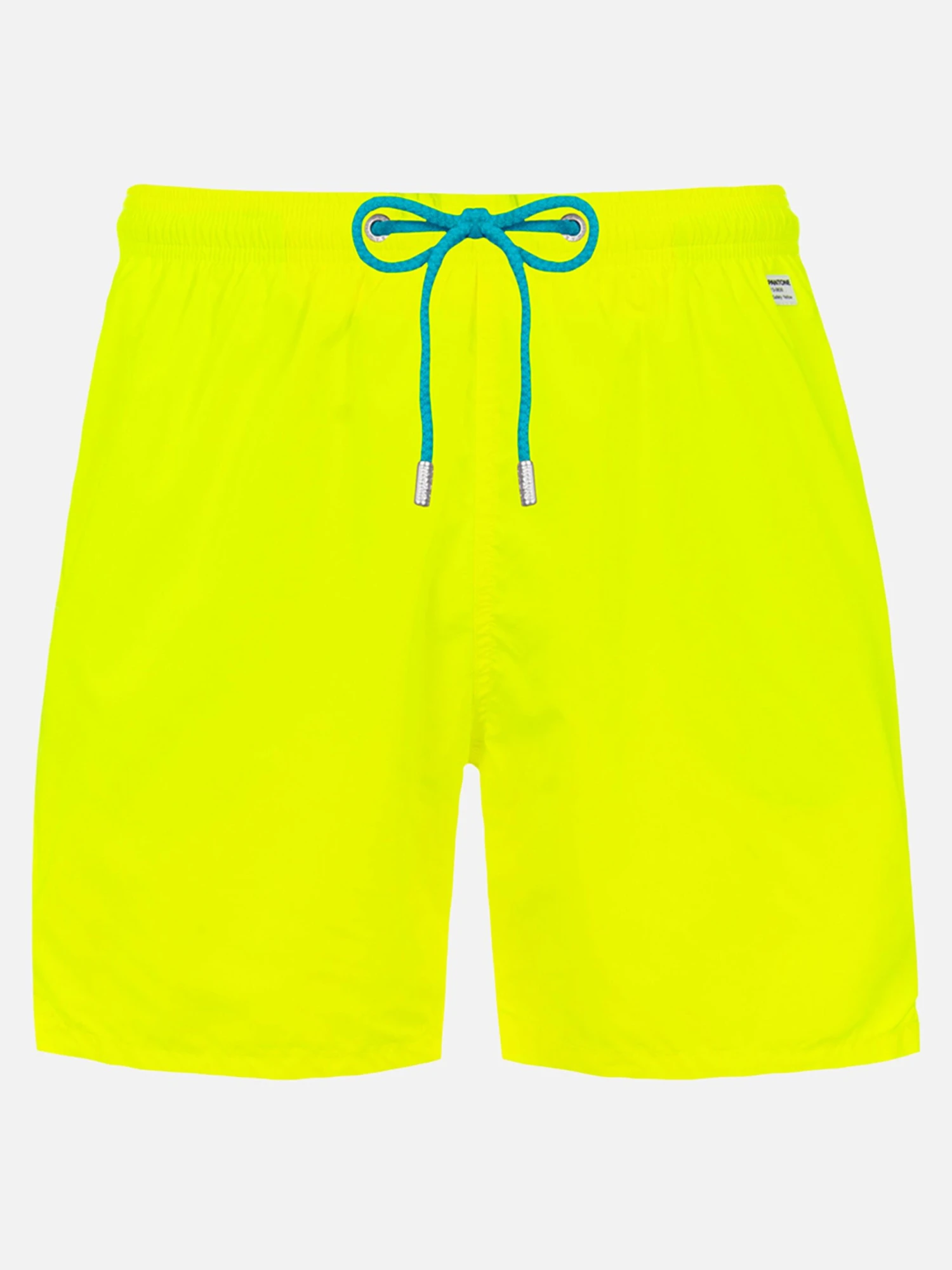 MC2 Saint Barth Man Lightweight Fabric Fluo Yellow Swim Shorts Lighting Pantone | PANTONE® SPECIAL EDITION 3 MC2 Saint Barth Man Lightweight Fabric Fluo Yellow Swim Shorts Lighting Pantone | PANTONE® SPECIAL EDITION