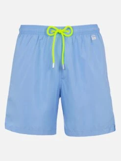 MC2 Saint Barth Man Lightweight Fabric Sky Blue Swim Shorts Lighting Pantone | PANTONE® SPECIAL EDITION