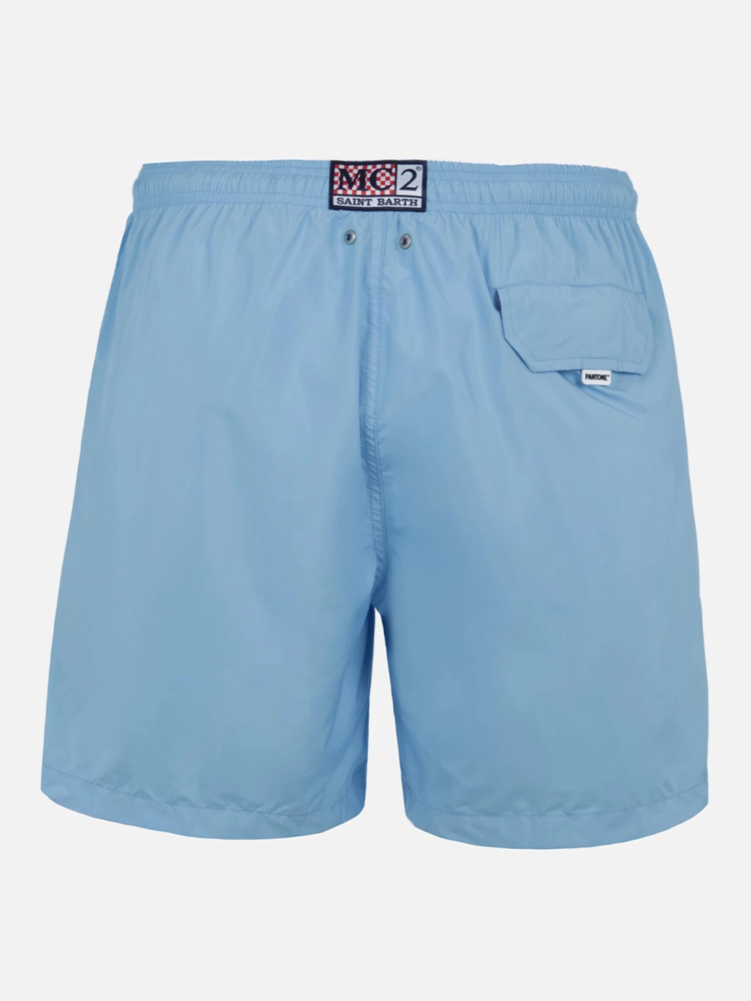 Man Light Blue Swim Shorts | PANTONE® SPECIAL EDITION 4 Man Light Blue Swim Shorts | PANTONE® SPECIAL EDITION - Image 2