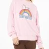 Woman Pink Sweatshirt With Snoopy Print | Peanuts® Special Edition -MC2 Saint Barth Shop STD0001 SNRW21 snoopy sweatshirt cotton woman pink 1