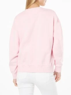 MC2 Saint Barth Woman Fleece Sweatshirt With Barbie St. Barth Print | BARBIE SPECIAL EDITION -MC2 Saint Barth Shop STDW001 11589E woman barbie pink sweatshirt 3