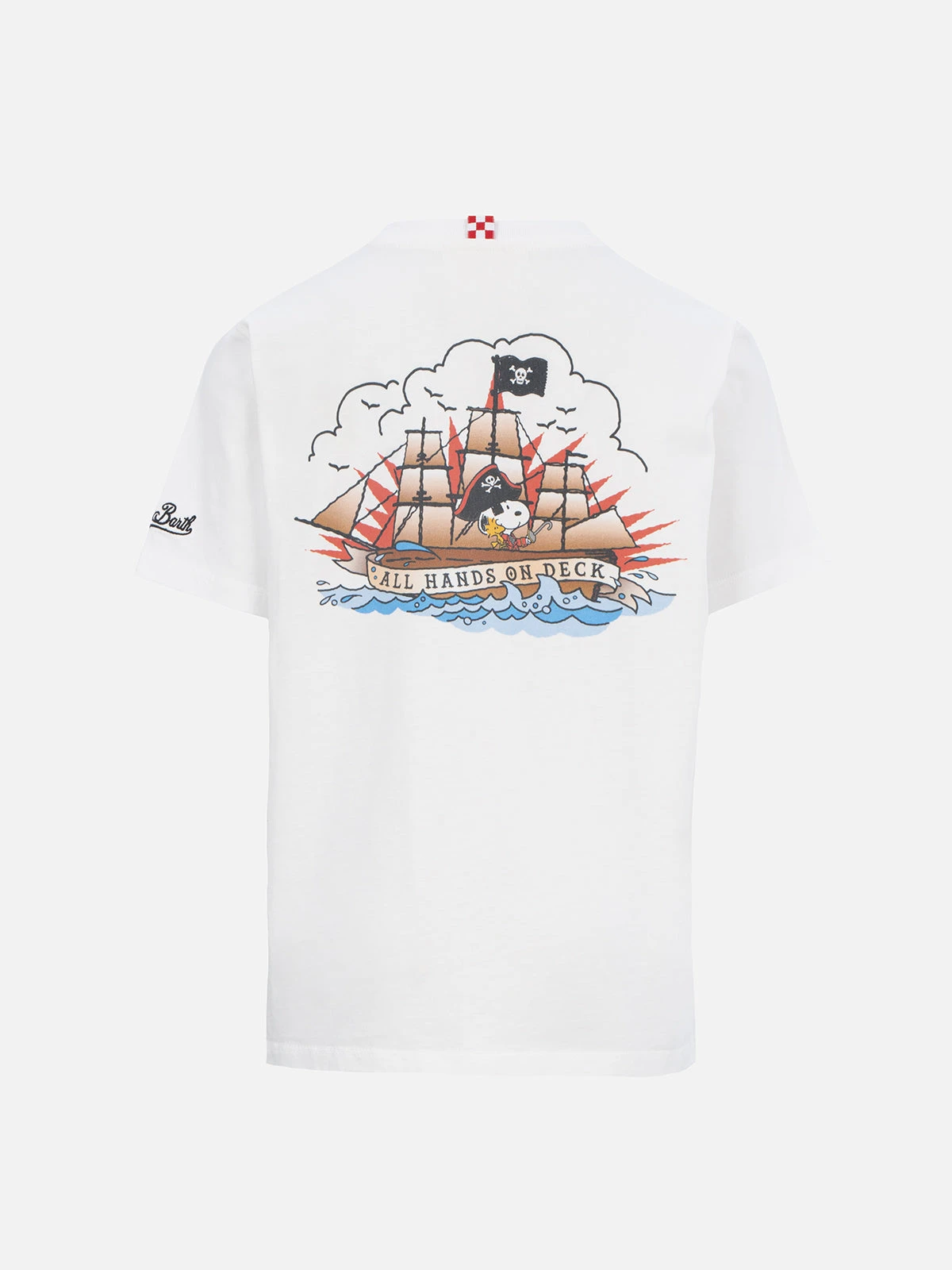 MC2 Saint Barth Boy Cotton T-shirt With Snoopy Print And St. Barth Pirate Embroidery | SNOOPY PEANUTS SPECIAL EDITION 4 MC2 Saint Barth Boy Cotton T-shirt With Snoopy Print And St. Barth Pirate Embroidery | SNOOPY PEANUTS SPECIAL EDITION - Image 2