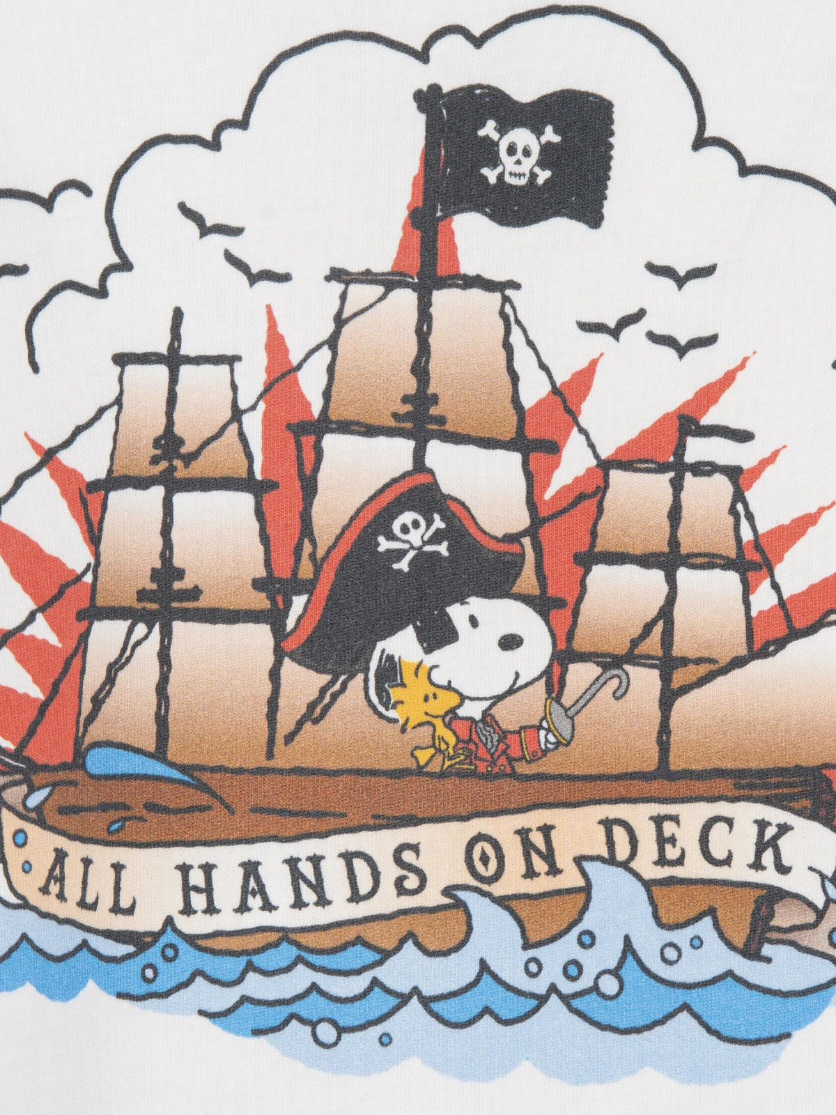 MC2 Saint Barth Boy Cotton T-shirt With Snoopy Print And St. Barth Pirate Embroidery | SNOOPY PEANUTS SPECIAL EDITION 6 MC2 Saint Barth Boy Cotton T-shirt With Snoopy Print And St. Barth Pirate Embroidery | SNOOPY PEANUTS SPECIAL EDITION - Image 4