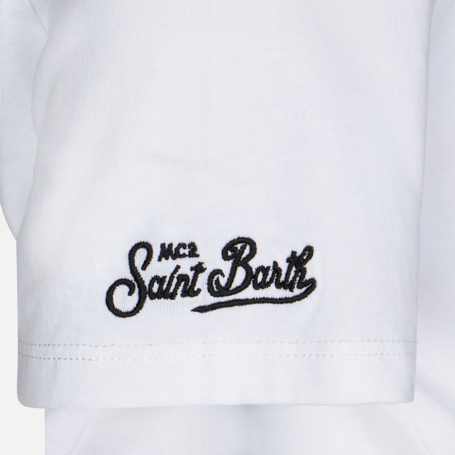 MC2 Saint Barth Boy Cotton T-shirt With Smurfs Print | ©PEYO SPECIAL EDITION 5 MC2 Saint Barth Boy Cotton T-shirt With Smurfs Print | ©PEYO SPECIAL EDITION - Image 3