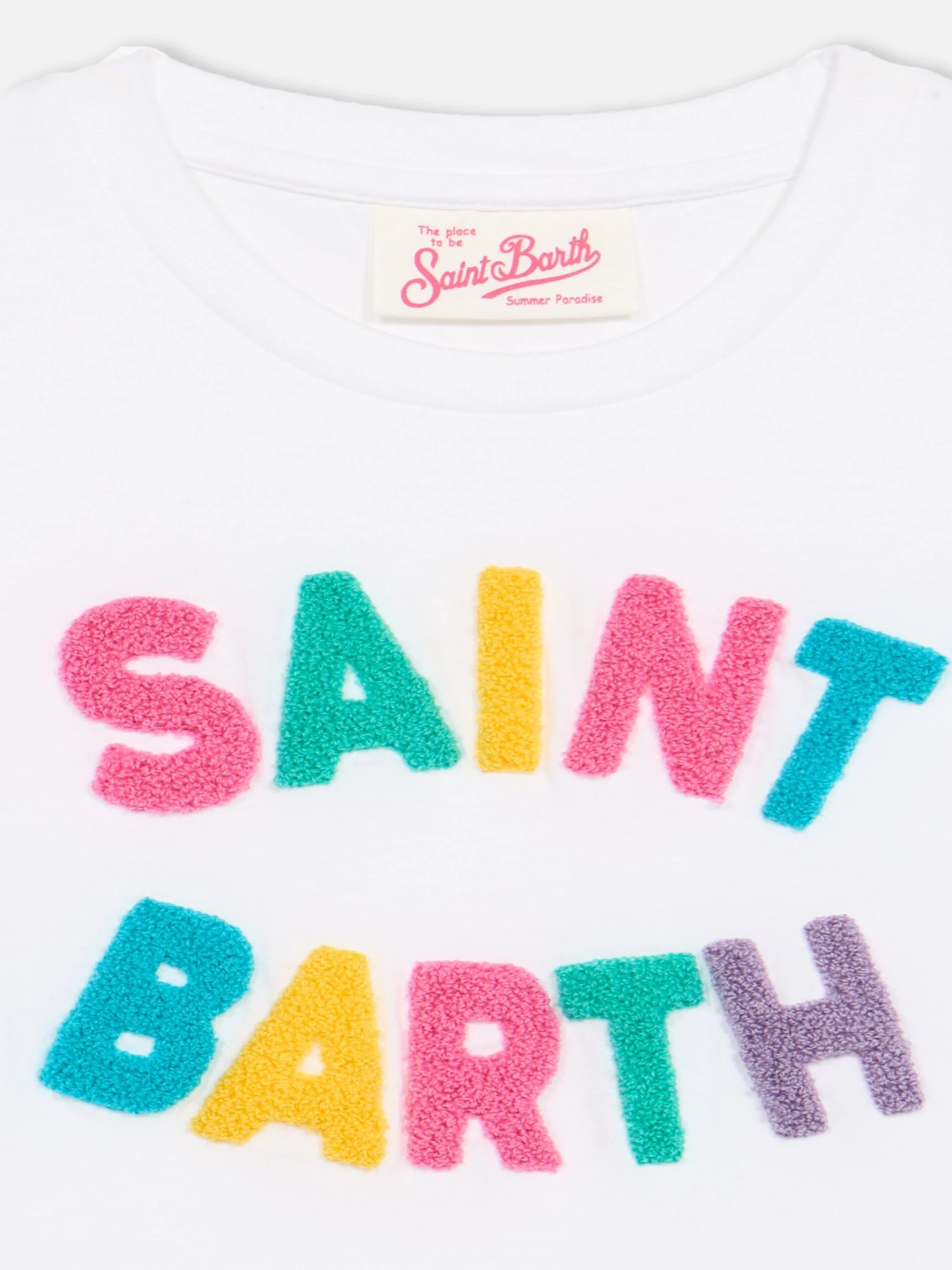 MC2 Saint Barth Girl Abbey Dress With Fringes And Terry Patch 5 MC2 Saint Barth Girl Abbey Dress With Fringes And Terry Patch - Image 3