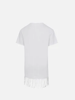 MC2 Saint Barth Girl Abbey Dress With Fringes And Cherry Patch 7 MC2 Saint Barth Girl Abbey Dress With Fringes And Cherry Patch -MC2 Saint Barth Shop UID ABY000102046F GIRL DRESS WHITE 02