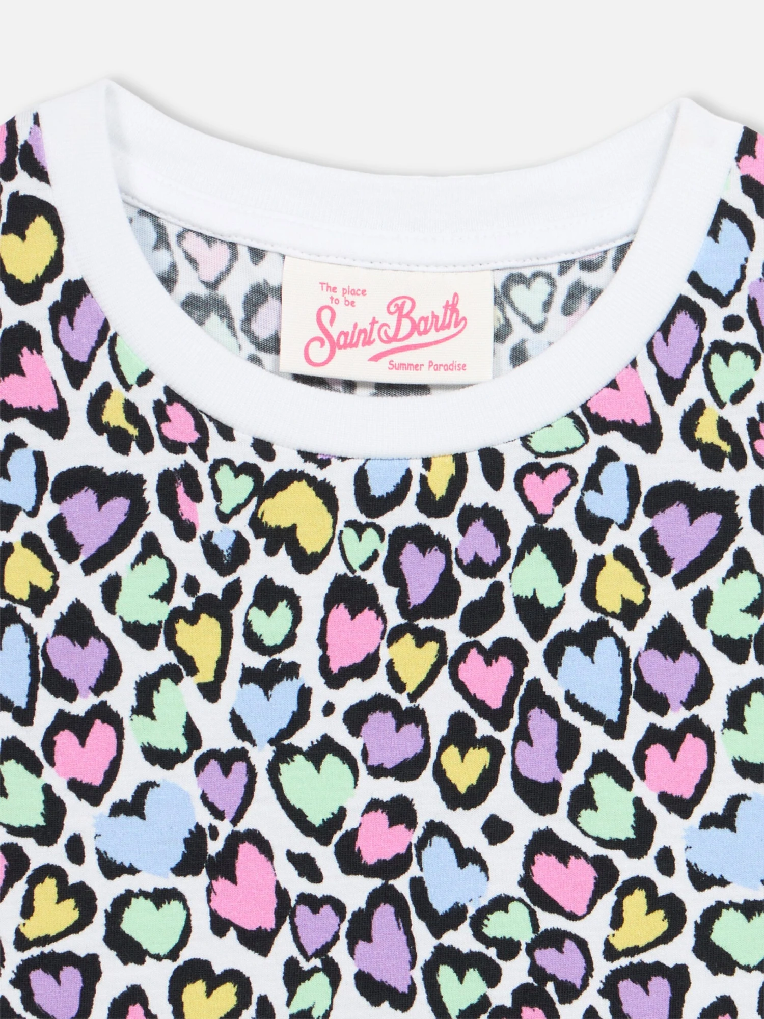 MC2 Saint Barth Girl Abbey Dress With Fringes And Animalier Print 5 MC2 Saint Barth Girl Abbey Dress With Fringes And Animalier Print - Image 3