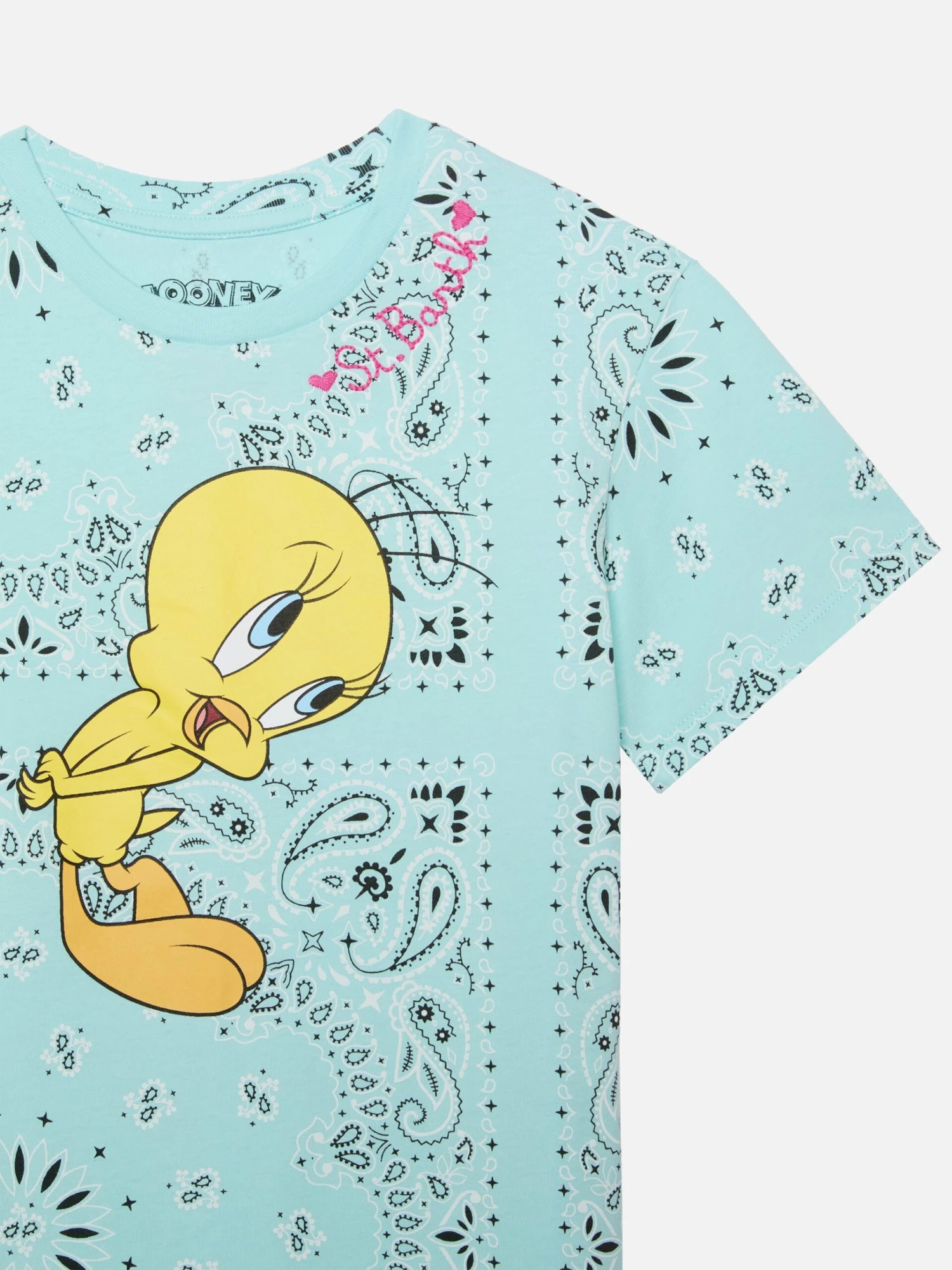 MC2 Saint Barth Girl Abbey Dress With Fringes And Bandanna Print | WRNER BROS. SPECIAL EDITION 4 MC2 Saint Barth Girl Abbey Dress With Fringes And Bandanna Print | WRNER BROS. SPECIAL EDITION - Image 2