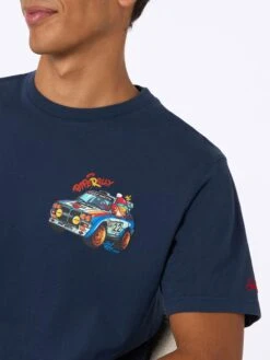 MC2 Saint Barth Man Heavy Cotton T-shirt Arnott With Crypto Paperally Print | CRYPTOPUPPETS SPECIAL EDITION