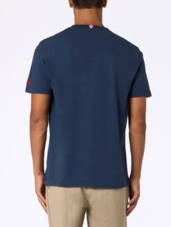 MC2 Saint Barth Man Heavy Cotton T-shirt Arnott With Crypto Ducktona Watch Print | CRYPTO PUPPETS SPECIAL EDITION -MC2 Saint Barth Shop UID ARN000103035G STBM T SHIRT BLUE 20240903133402 2 a1c16509 afe6 4497 96b2 904ad148a4ae