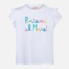 MC2 Saint Barth Girl Cotton T-shirt With Flounce And Embroidery -MC2 Saint Barth Shop UID BABY00103033F GIRL T SHIRT WHITE 1