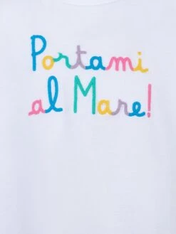 MC2 Saint Barth Girl Cotton T-shirt With Flounce And Embroidery -MC2 Saint Barth Shop UID BABY00103033F GIRL T SHIRT WHITE 3