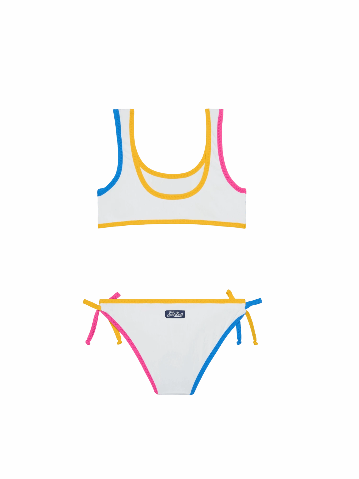 MC2 Saint Barth Girl Bralette Bikini With St Barth Patches 4 MC2 Saint Barth Girl Bralette Bikini With St Barth Patches - Image 2