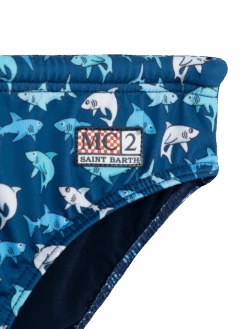 MC2 Saint Barth Boy Swim Briefs Billy With Shark Print 13 MC2 Saint Barth Boy Swim Briefs Billy With Shark Print -MC2 Saint Barth Shop UID BIL000101818H BOY BRIEFSLIP BLUE MARINELIFE 20250407083500 03