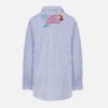 MC2 Saint Barth Girl Striped Print Seersucker Over Shirt Mini Brigitte 1 MC2 Saint Barth Girl Striped Print Seersucker Over Shirt Mini Brigitte -MC2 Saint Barth Shop UID BRIG00303446F GIRL SHIRT SKY SEERSUCKER 02