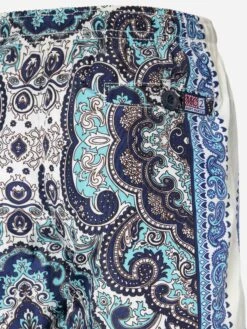 MC2 Saint Barth Mid-length Swim-shorts Caprese Jr Withgipsy Print -MC2 Saint Barth Shop UID CAPB001GPOR13 BOY SWIMSHORT WHITE MC2 MC2 3