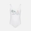 MC2 Saint Barth Cara One-piece Swimsuit With St. Barth Sunset Rhinestone Design