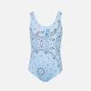 MC2 Saint Barth Cara One-piece Swimsuit With Light Blue Bandanna Print -MC2 Saint Barth Shop UID CARA00101636H GIRL ONEPIECE SKY 20250214180418 01