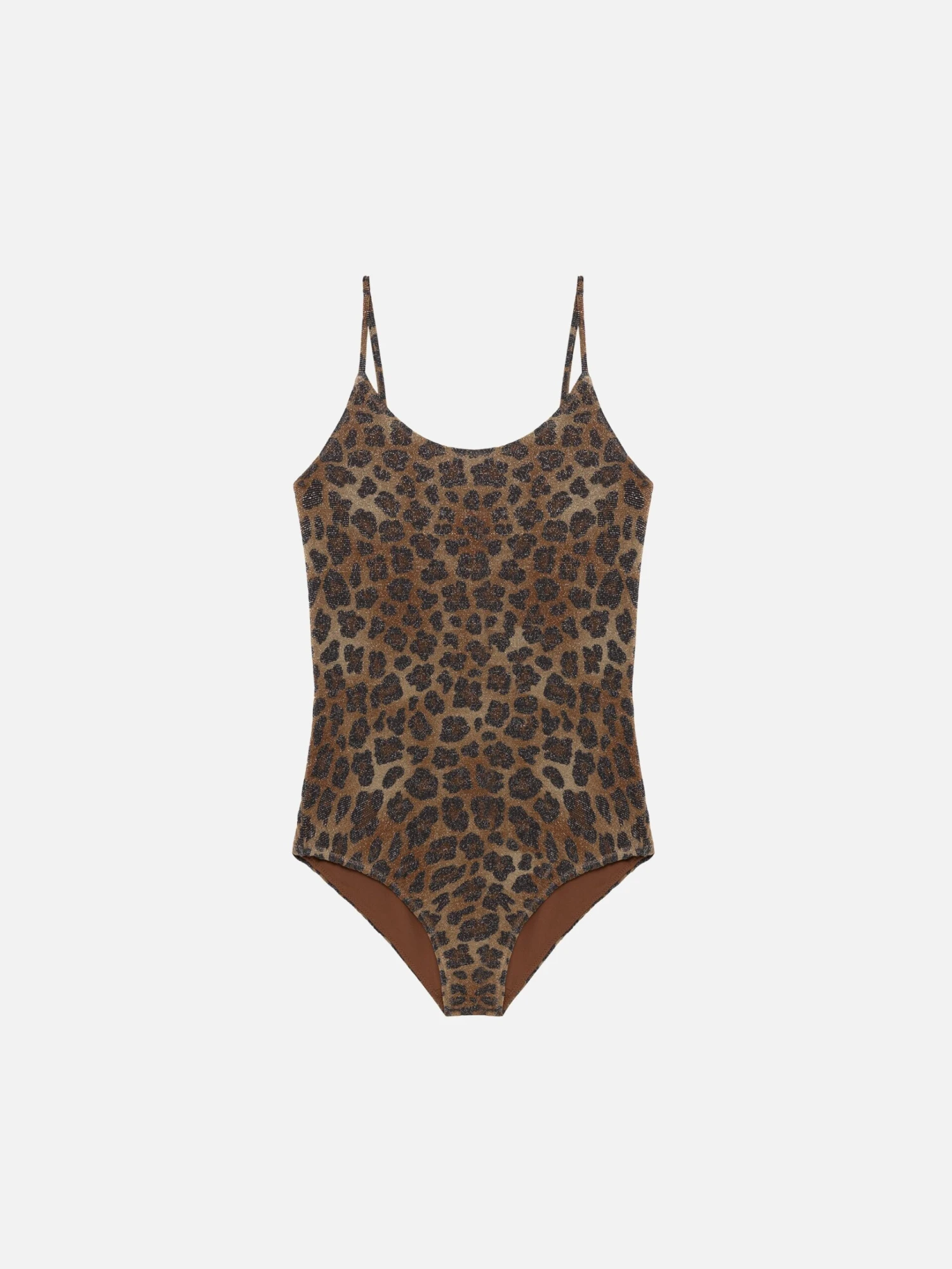 MC2 Saint Barth Cecille Jr One-piece Lurex Swimsuit With Animalier Print 3 MC2 Saint Barth Cecille Jr One-piece Lurex Swimsuit With Animalier Print