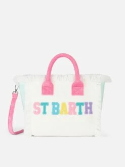 MC2 Saint Barth Terry Multicolor Patch Colette Sponge Handbag