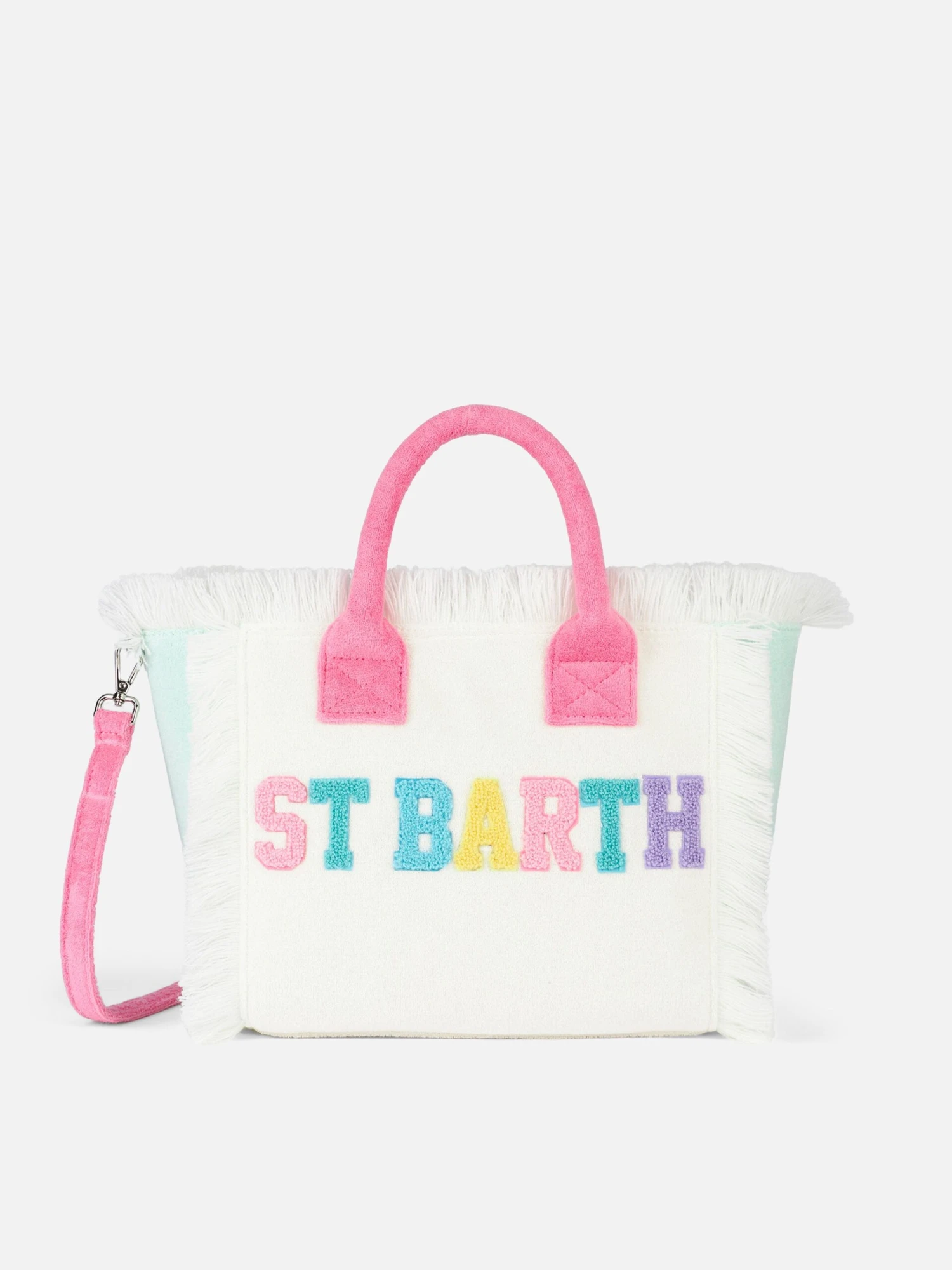 MC2 Saint Barth Terry Multicolor Patch Colette Sponge Handbag 3 MC2 Saint Barth Terry Multicolor Patch Colette Sponge Handbag
