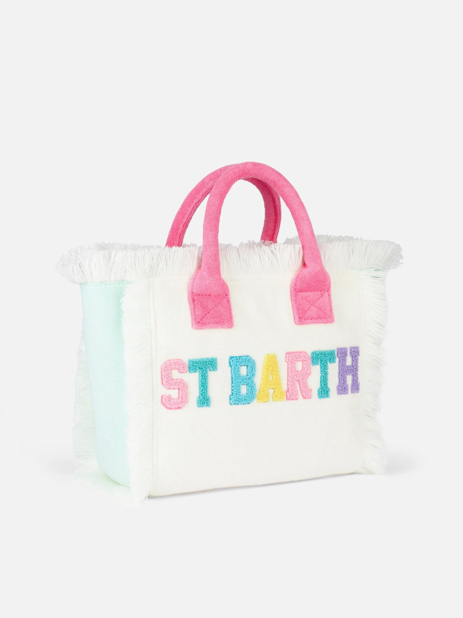 MC2 Saint Barth Terry Multicolor Patch Colette Sponge Handbag 5 MC2 Saint Barth Terry Multicolor Patch Colette Sponge Handbag - Image 3