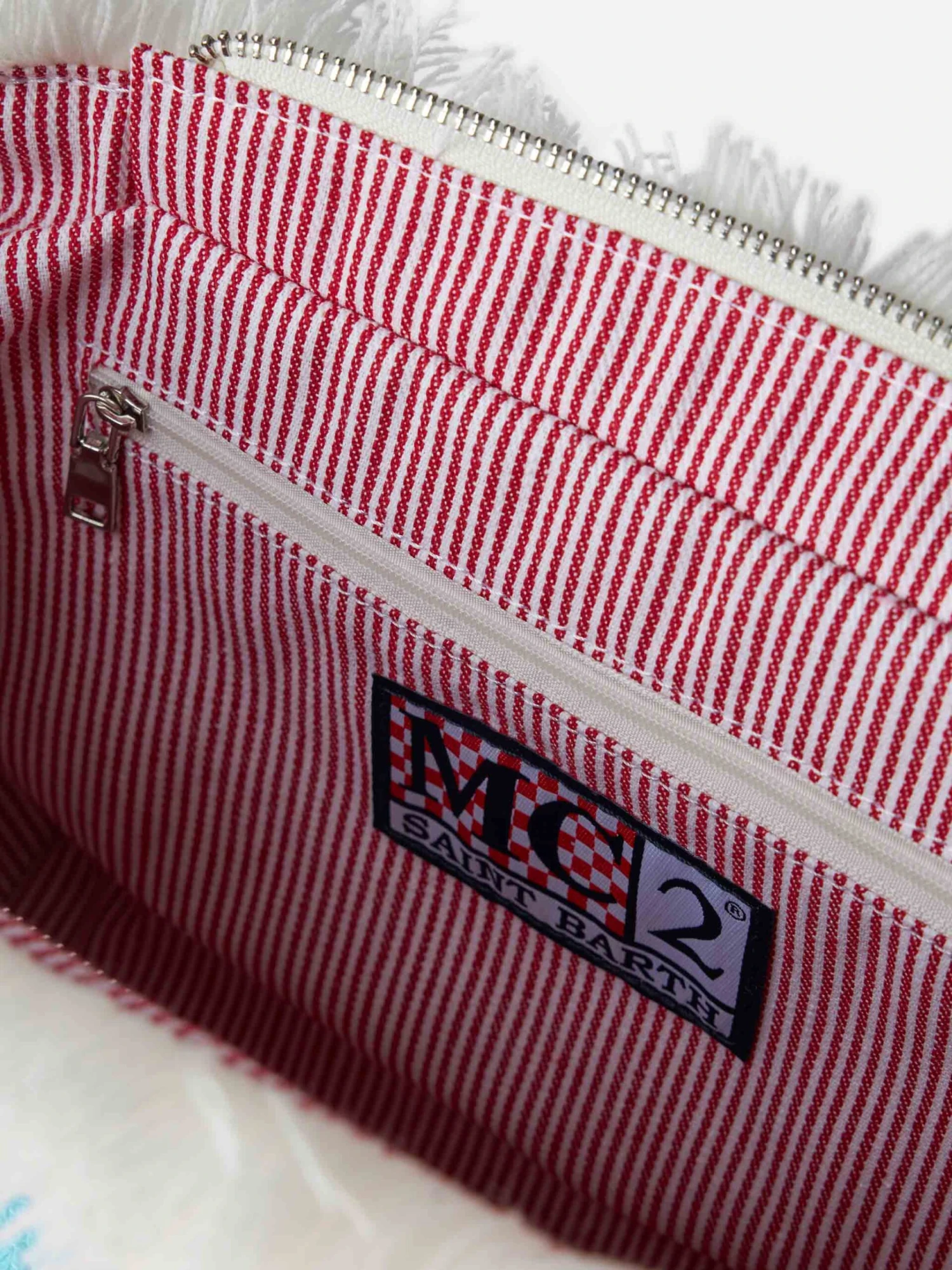 MC2 Saint Barth Terry Multicolor Patch Colette Sponge Handbag 8 MC2 Saint Barth Terry Multicolor Patch Colette Sponge Handbag - Image 6