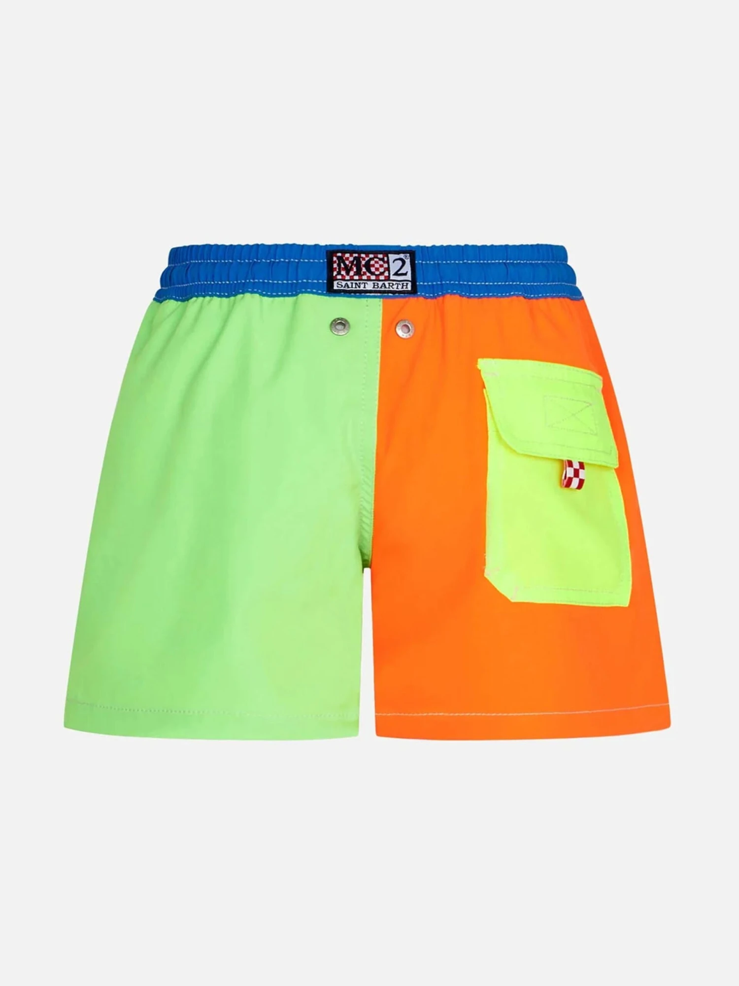 MC2 Saint Barth Boy Comfort Multicolor Swim Shorts 4 MC2 Saint Barth Boy Comfort Multicolor Swim Shorts - Image 2