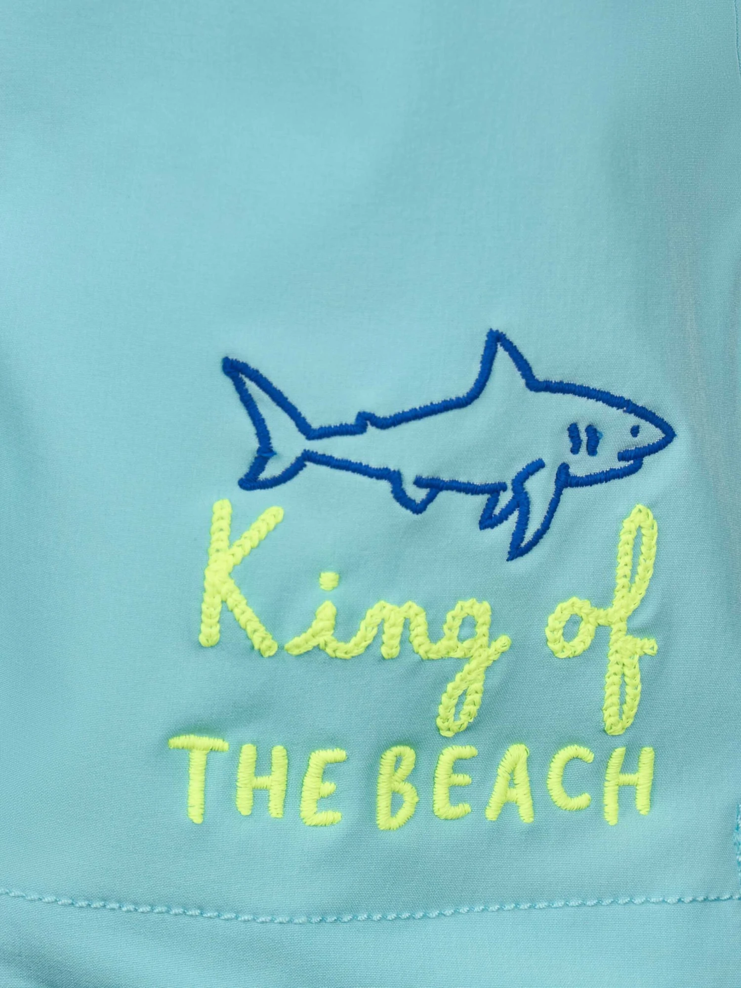 MC2 Saint Barth Boy Comfort Swim Shorts With King Of The Beach Embroidery 5 MC2 Saint Barth Boy Comfort Swim Shorts With King Of The Beach Embroidery - Image 3