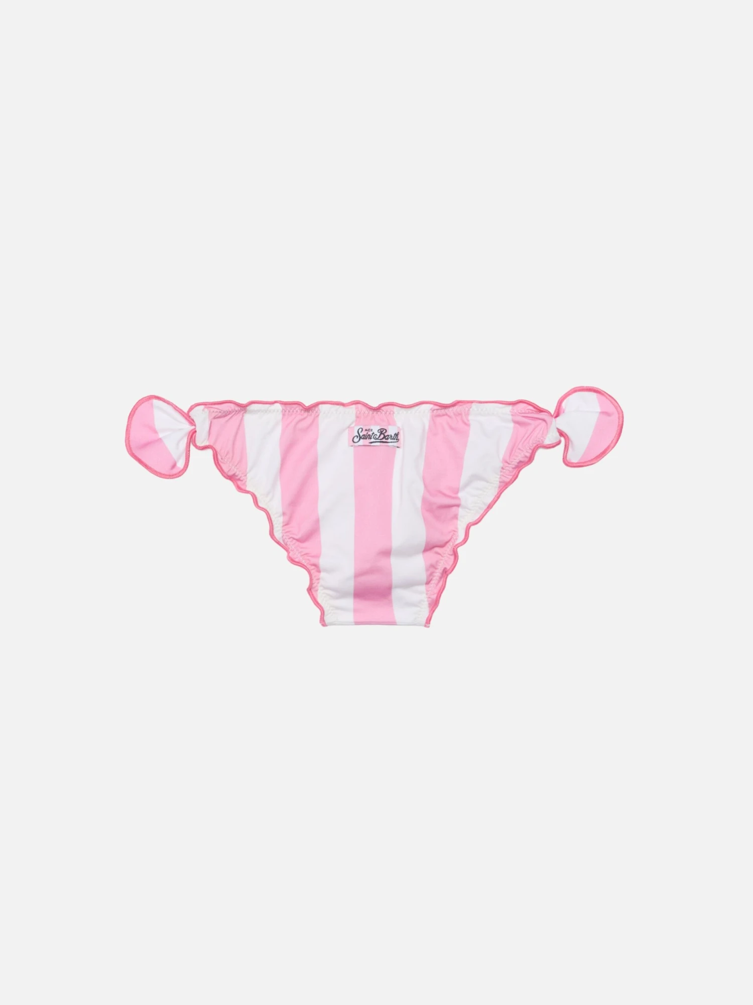 MC2 Saint Barth Cric Classic Swim Briefs With Pink Striped Print 4 MC2 Saint Barth Cric Classic Swim Briefs With Pink Striped Print - Image 2