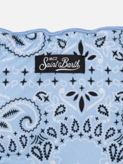 MC2 Saint Barth Cris Classic Triangle Bikini With Bandanna Print -MC2 Saint Barth Shop UID CRIS00101608H GIRL BIKINI SKY BANDANA 20250214183500 03