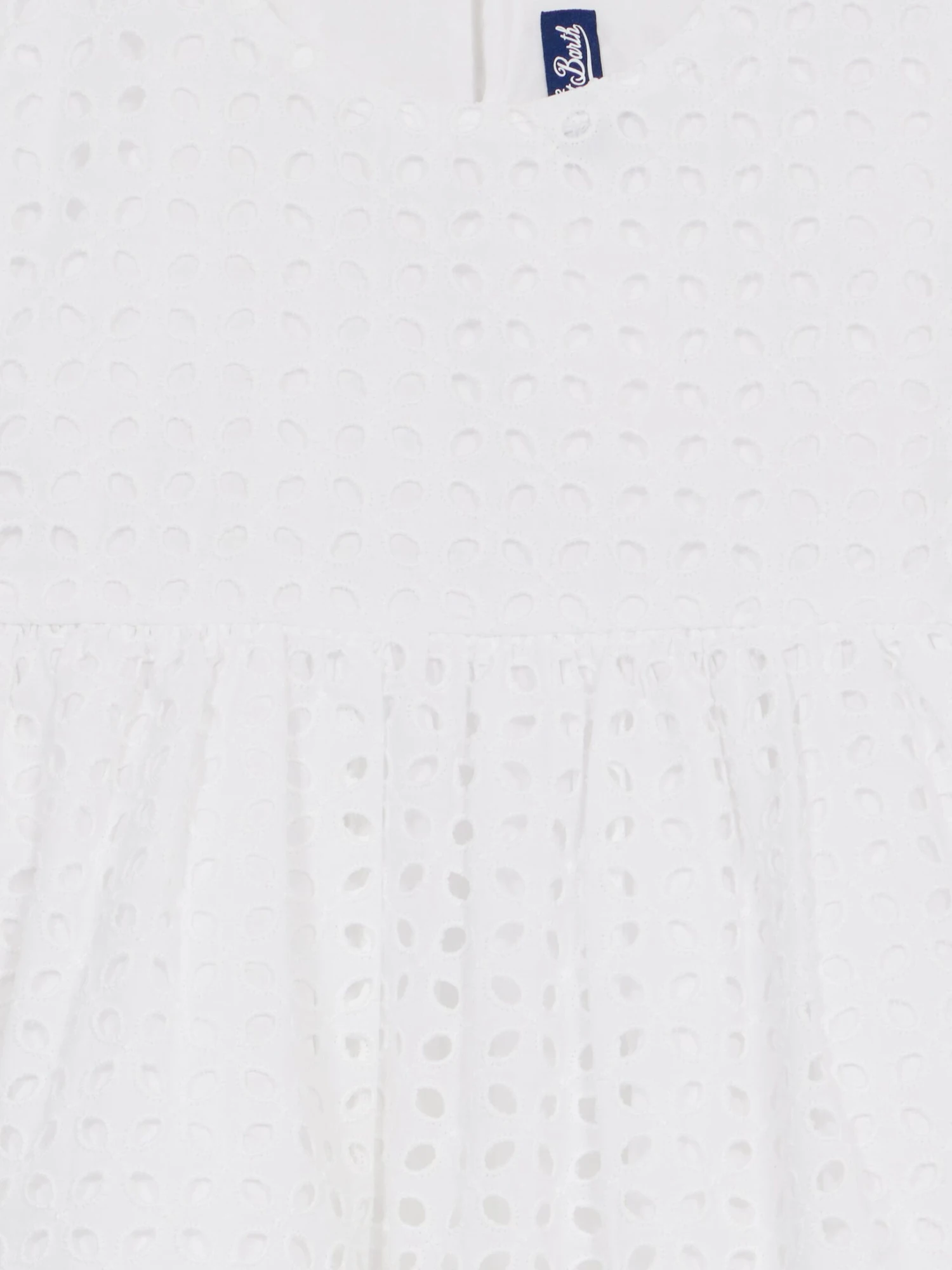 MC2 Saint Barth Girl White Sangallo Lace Cotton Dress 5 MC2 Saint Barth Girl White Sangallo Lace Cotton Dress - Image 3