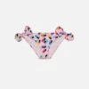 Girl Swim Briefs With Nailpolish Print -MC2 Saint Barth Shop UID DOL0001WAR21 GIRL BOTTOM PINK 0 0 1