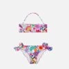 MC2 Saint Barth Girl Bandeau Bikini With Multicolor Flowers -MC2 Saint Barth Shop UID EMY000100514B GIRL BIKINI WHITE 0 0 20250711083505 1