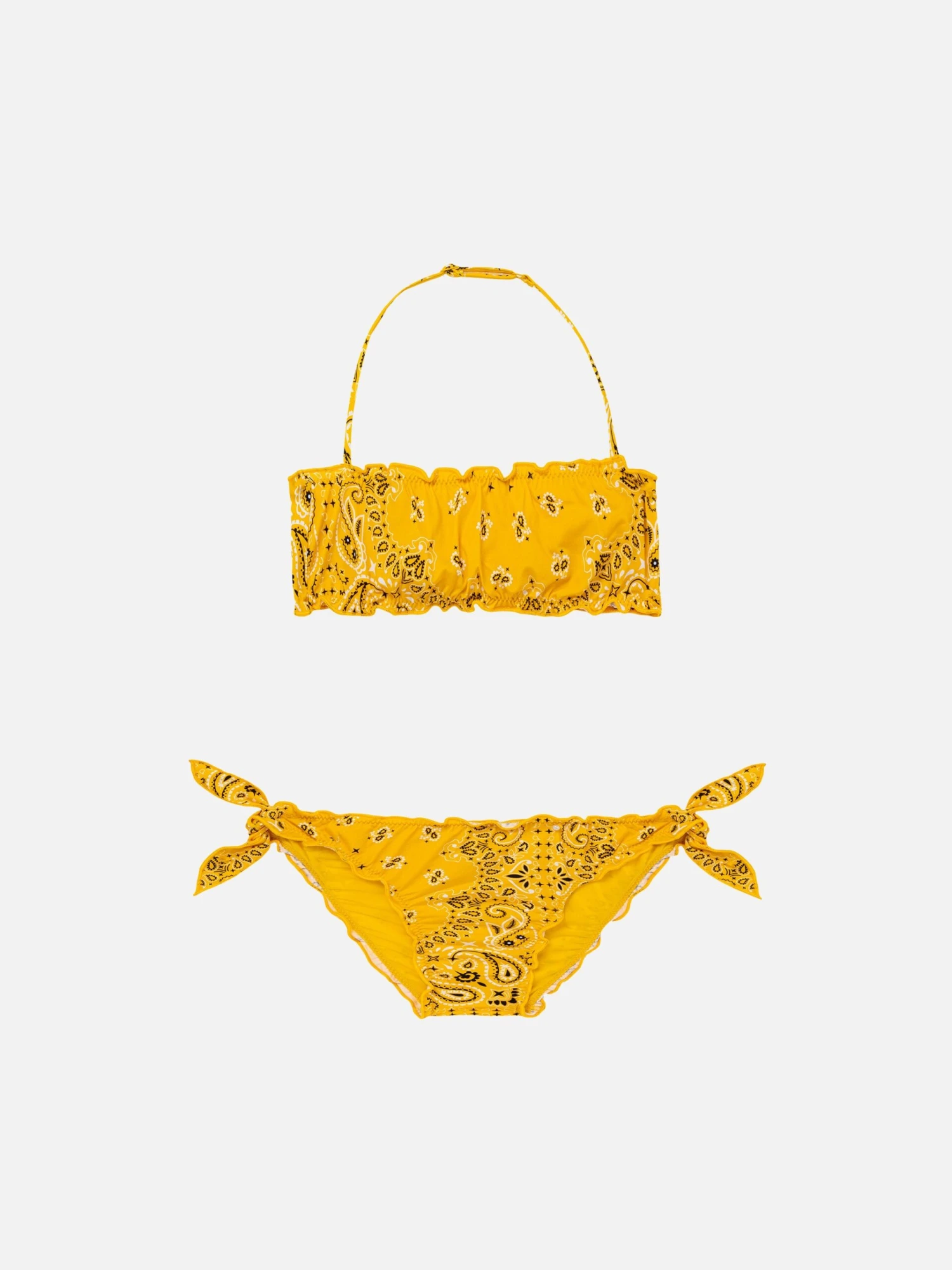 MC2 Saint Barth Girl Bandeau Bikini With Bandanna Print 3 MC2 Saint Barth Girl Bandeau Bikini With Bandanna Print