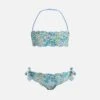 MC2 Saint Barth Girl Joanna Luise Print Bandeau Classic Bikini Emy | MADE WITH LIBERTY FABRIC -MC2 Saint Barth Shop UID EMY000100771f GIRL BIKINI WHITE 1 1copia