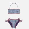 MC2 Saint Barth Girl Bandeau Bikini With Gingham Print -MC2 Saint Barth Shop UID EMY000101132B GIRL BIKINI BLUE 0 0 20250626080012 1