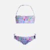 MC2 Saint Barth Girl Classic Bandeau Bikini Emy With Bracelets Print -MC2 Saint Barth Shop UID EMY000102677F GIRL BIKINI PINK 1 1