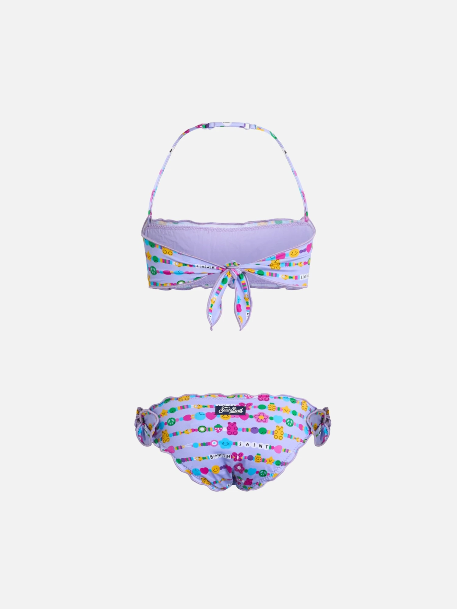 MC2 Saint Barth Girl Classic Bandeau Bikini Emy With Bracelets Print 4 MC2 Saint Barth Girl Classic Bandeau Bikini Emy With Bracelets Print - Image 2